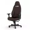 Fotel gamingowy noblechairs LEGEND — siedzisko wyściełane, brązowy, szerokość 520 mm, wysokość 132–142 cm, maksymalne obciążenie 150 kg