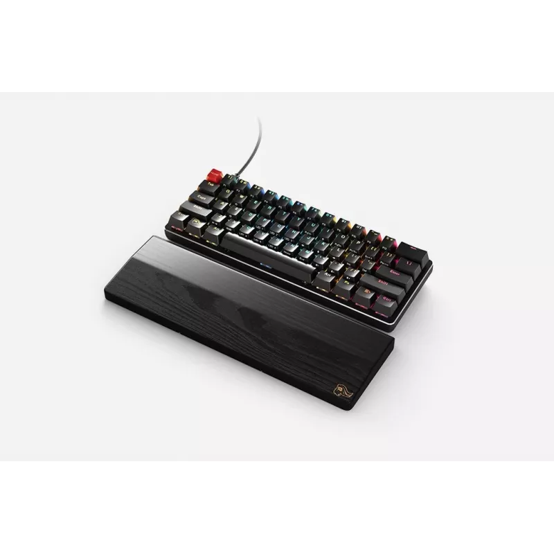 Drewniana podkładka pod nadgarstki do klawiatury Glorious PC Gaming Race GV-75-DARK Czarny