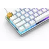 Klawiatura Glorious Gaming GMMK USB QWERTY US International srebrna, biała