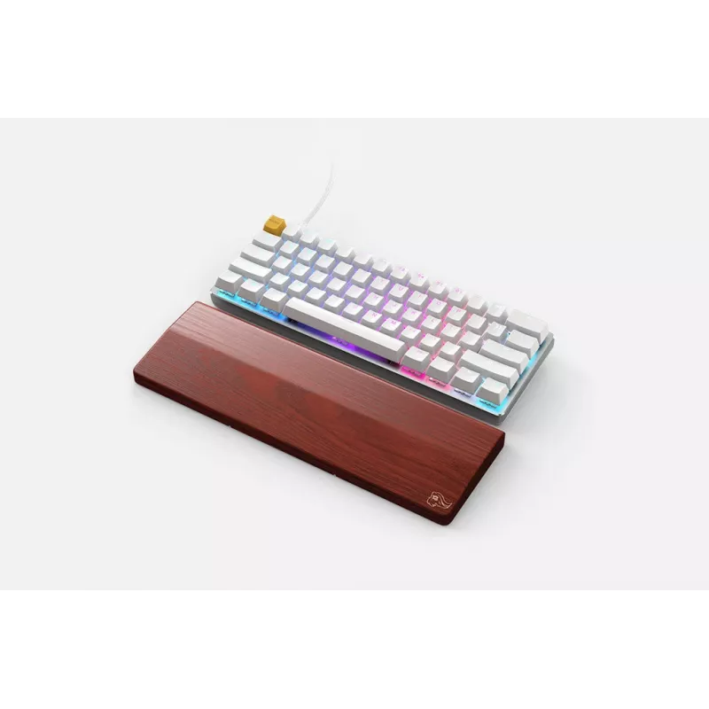 Klawiatura Glorious Gaming GMMK USB QWERTY US International srebrna, biała