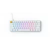 Klawiatura Glorious Gaming GMMK USB QWERTY US International srebrna, biała