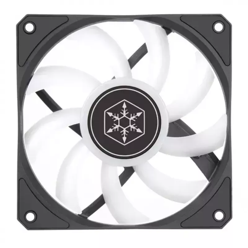 Chłodzenie powietrzne Silverstone Air Slimmer 120 12 cm czarne przezroczyste