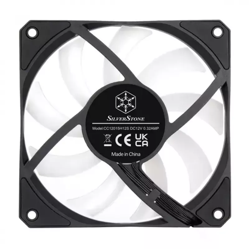 Chłodzenie powietrzne Silverstone Air Slimmer 120 12 cm czarne przezroczyste