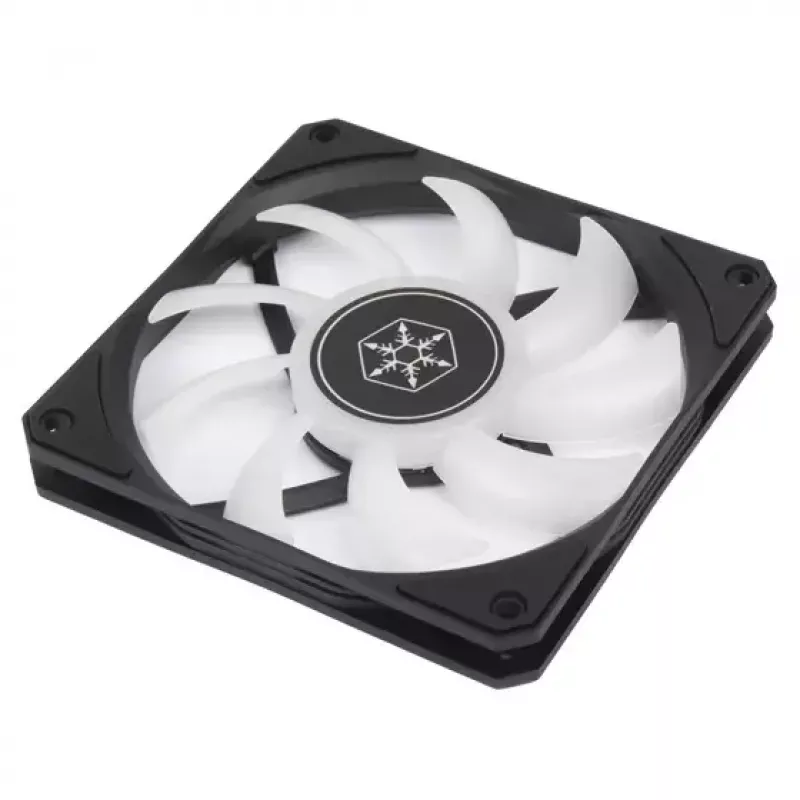 Chłodzenie powietrzne Silverstone Air Slimmer 120 12 cm czarne przezroczyste
