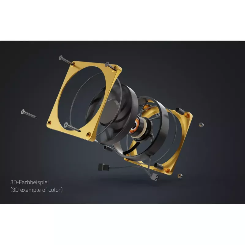 Wentylator Alphacool Apex Stealth Metall 12 cm biały 400-3000 RPM 30-49.9 dB