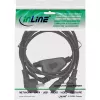 Kabel Y InLine 1x CEE 7/7 kątowy / 2x 3-pinowe wtyki IEC C13 męskie, 1,8 m