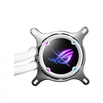 ASUS ROG STRIX LC II 240 ARGB biały Edition Procesor Chłodzenie cieczą All-in-one 12 cm 1 szt.