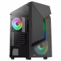 Aerocool SCAPEBKV3 Gaming ATX Case Front RGB LED Tempered Glass 3x ARGB Fans Czarny
