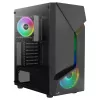 Aerocool SCAPEBKV3 Gaming ATX Case Front RGB LED Tempered Glass 3x ARGB Fans Czarny