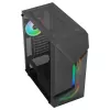 Aerocool SCAPEBKV3 Gaming ATX Case Front RGB LED Tempered Glass 3x ARGB Fans Czarny