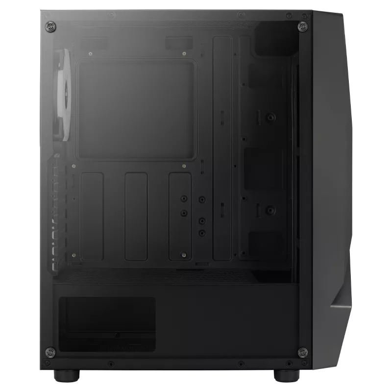 Aerocool SCAPEBKV3 Gaming ATX Case Front RGB LED Tempered Glass 3x ARGB Fans Czarny