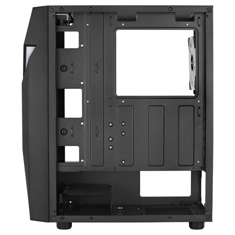 Aerocool SCAPEBKV3 Gaming ATX Case Front RGB LED Tempered Glass 3x ARGB Fans Czarny