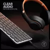 Axagon HMC-KB-GE, Hub USB 5Gbps z klawiaturą, HDMI 4K/60Hz, 3x USB-A, SD/mSD, audio, PD 100, układ niemiecki