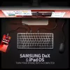 Axagon HMC-KB-GE, Hub USB 5Gbps z klawiaturą, HDMI 4K/60Hz, 3x USB-A, SD/mSD, audio, PD 100, układ niemiecki