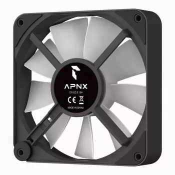 Wentylator APNX FP2-120 PWM ARGB Maksymalny przepływ powietrza 83,87 cfm Czarny