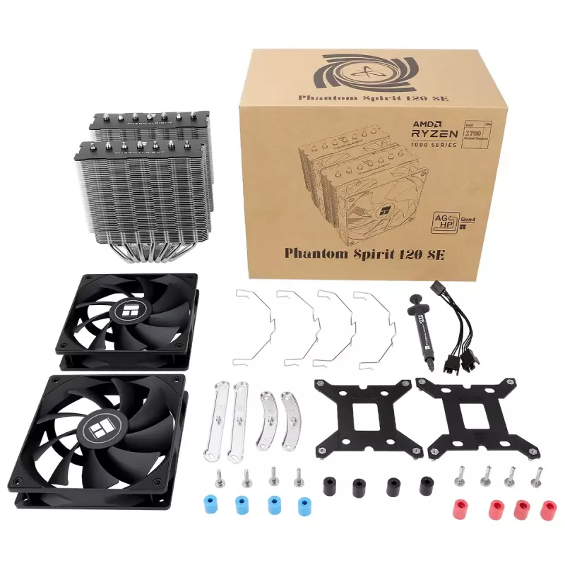 Air cooler Thermalright Phantom Spirit 120 SE 12 cm Czarny 66,17 cfm