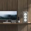 Aerocool D501A Midi Tower Czarny, Drewno