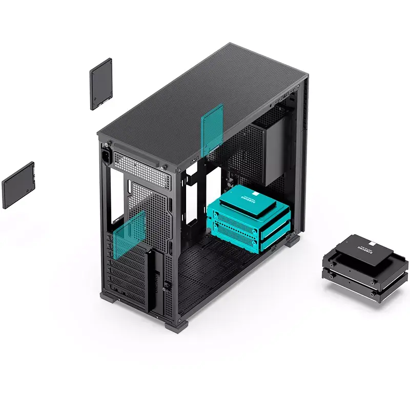 Jonsbo D41 STD Midi Tower Czarny