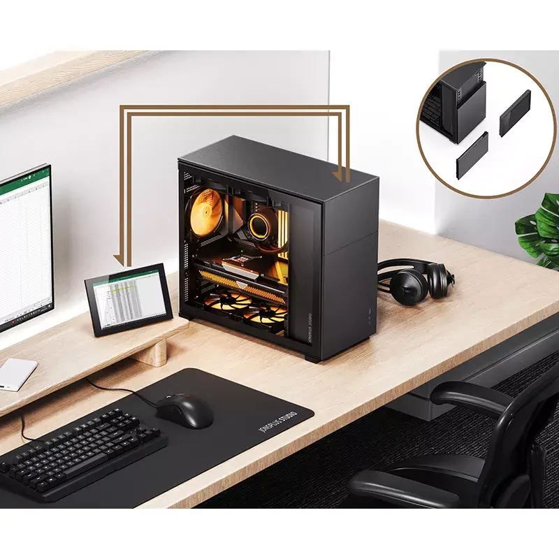 Jonsbo D41 STD Midi Tower Czarny