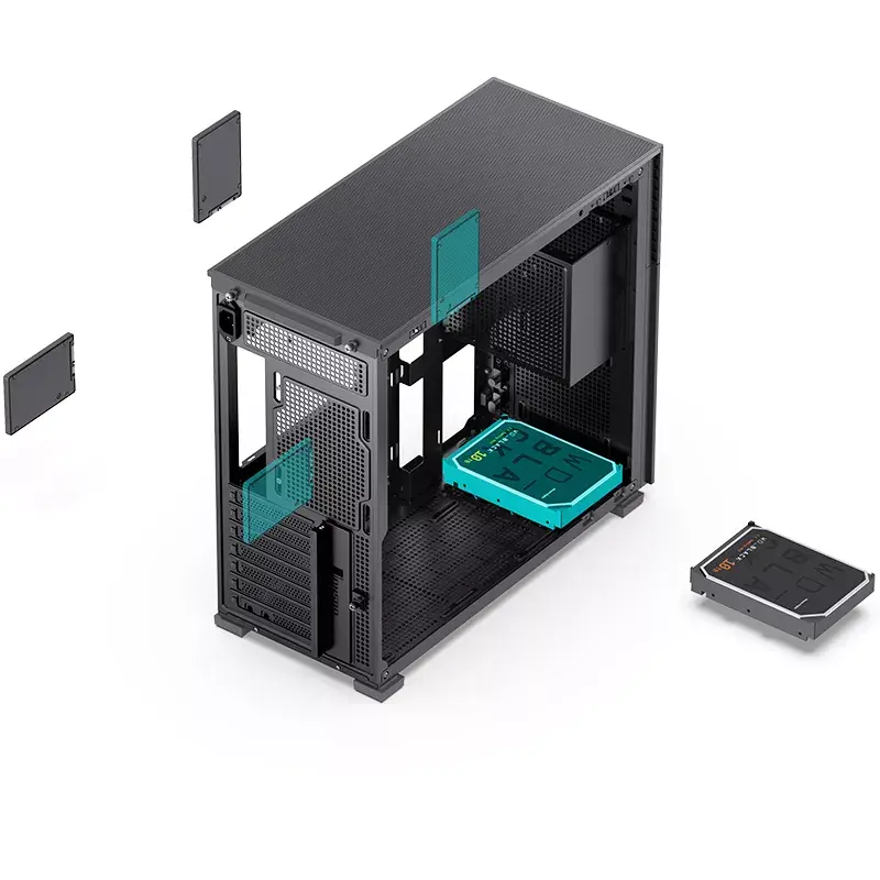 Jonsbo D41 STD Midi Tower Czarny