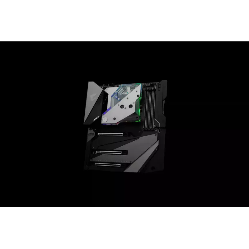 Blok wodny EK Water Blocks Akryl Aluminium Mosiądz Miedź Srebrny Przezroczysty