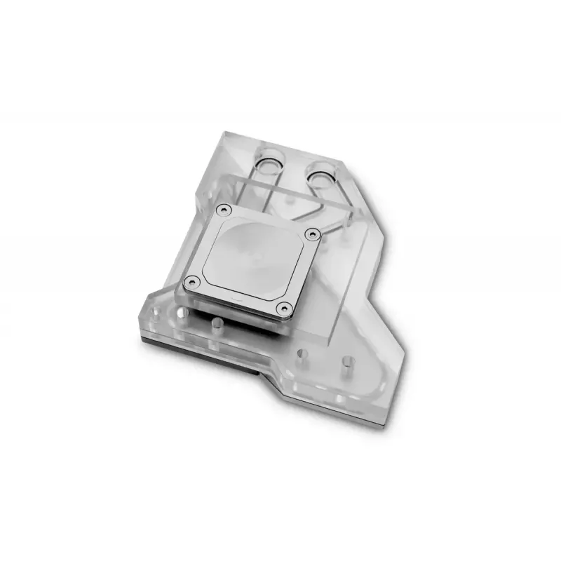 Blok wodny EK Water Blocks Akryl Aluminium Mosiądz Miedź Srebrny Przezroczysty