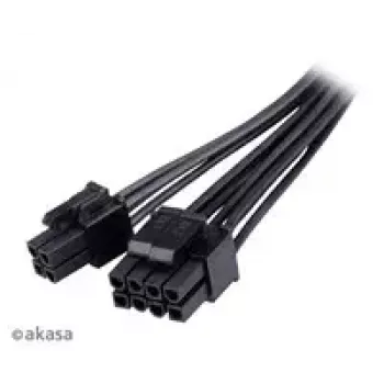adapter kablowy Akasa AK-CBPW22-15 — 8-pin EPS na 4-pin ATX, 15 cm