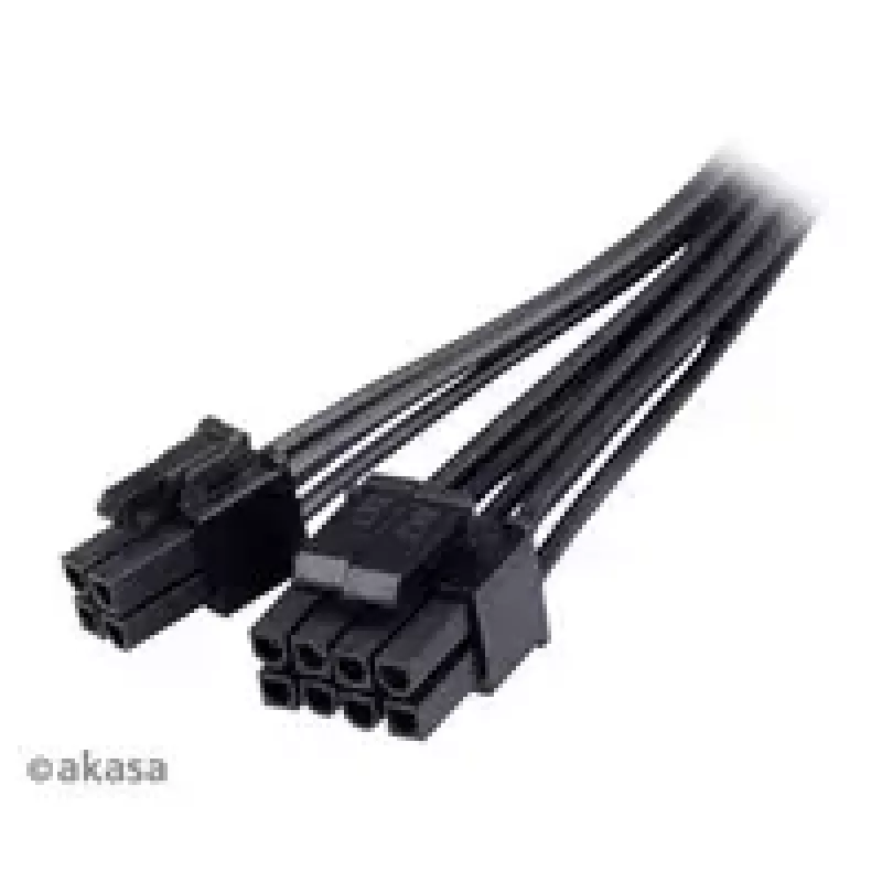 adapter kablowy Akasa AK-CBPW22-15 — 8-pin EPS na 4-pin ATX, 15 cm