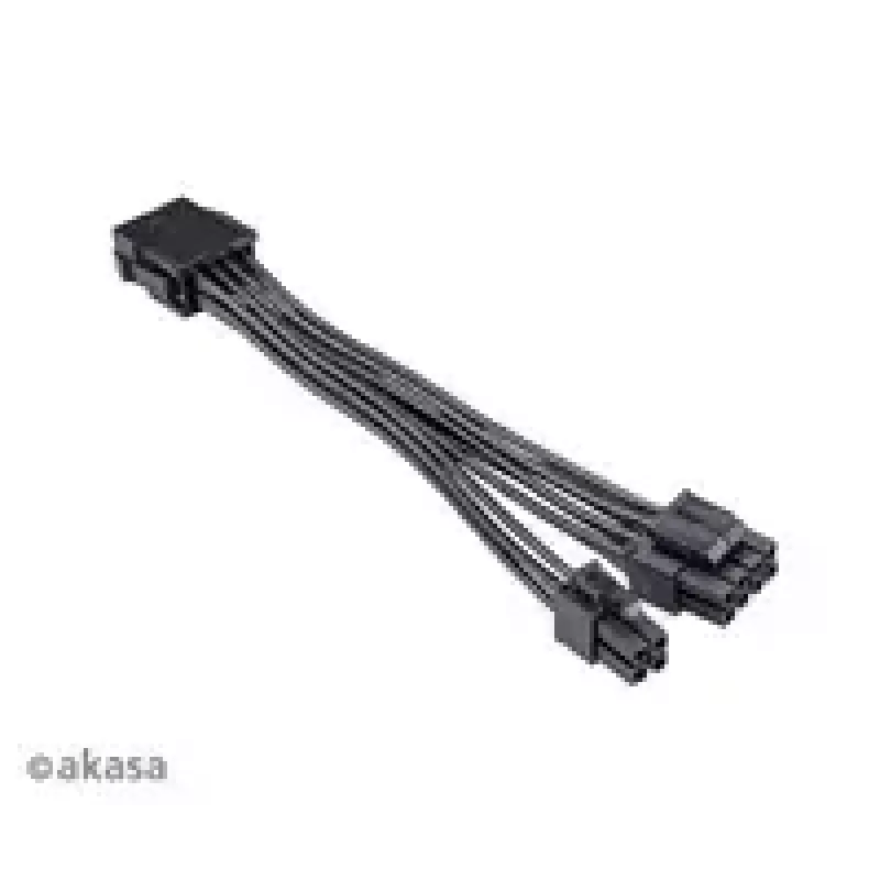 adapter kablowy Akasa AK-CBPW22-15 — 8-pin EPS na 4-pin ATX, 15 cm
