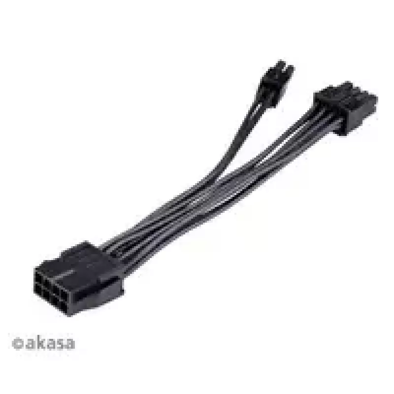 adapter kablowy Akasa AK-CBPW22-15 — 8-pin EPS na 4-pin ATX, 15 cm