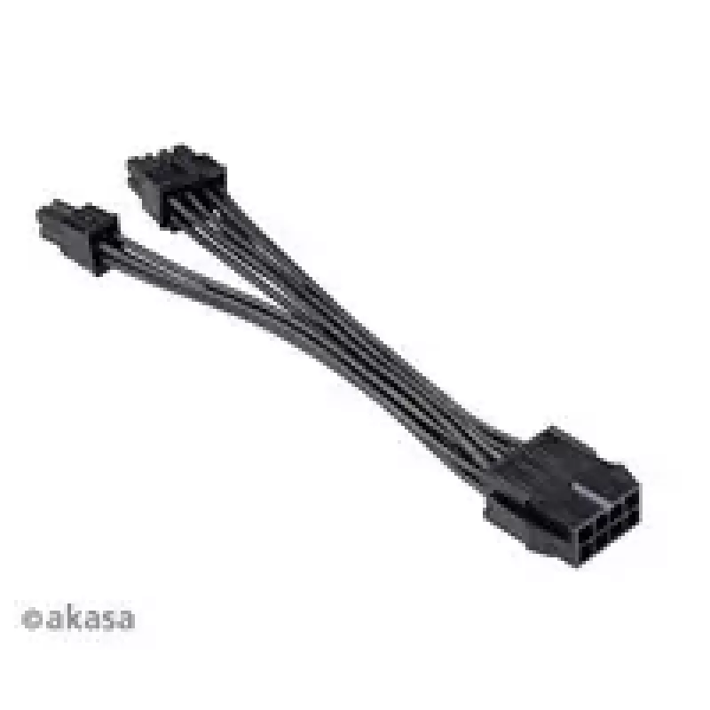 adapter kablowy Akasa AK-CBPW22-15 — 8-pin EPS na 4-pin ATX, 15 cm