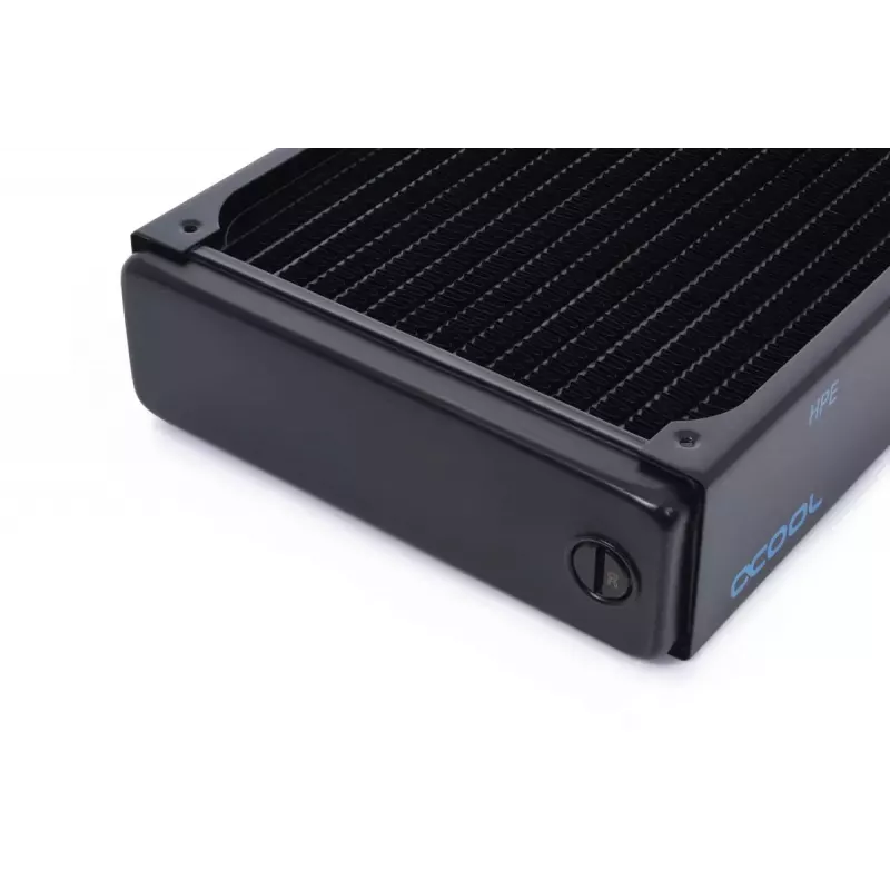 Chłodnica Alphacool 14442 mosiądz miedź stal nierdzewna czarna 144mm