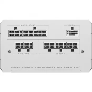 CORSAIR Power Supply - Rme Series Rm850e - Fully Modular Low-noise ATX - biały