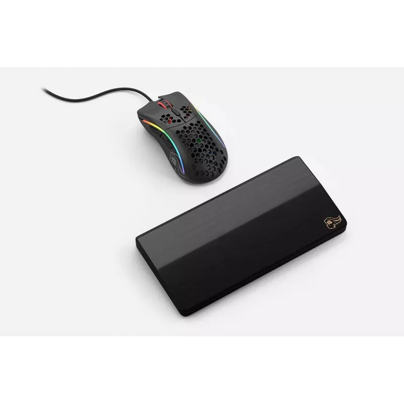 Glorious Gaming Drewniana podpórka pod nadgarstek do myszy, Czarny, Drewno, 200 mm, 100 mm, 19 mm, 200 x 100 x 19 mm