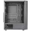 Aerocool DELTABKV1 ATX PC Case RGB Front Full Side Window 12cm Fan Czarny