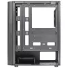 Aerocool DELTABKV1 ATX PC Case RGB Front Full Side Window 12cm Fan Czarny