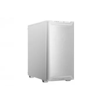 be quiet! PURE BASE 501 Airflow Midi Tower Biała — ATX, 3×140 mm przód, 1×140 mm tył, 5×2,5 cala, 2×3,5 cala, USB‑C, wsparcie PWM