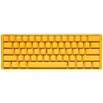 Klawiatura Ducky One 3 żółty Mini, gaming, USB, mechaniczna, RGB LED