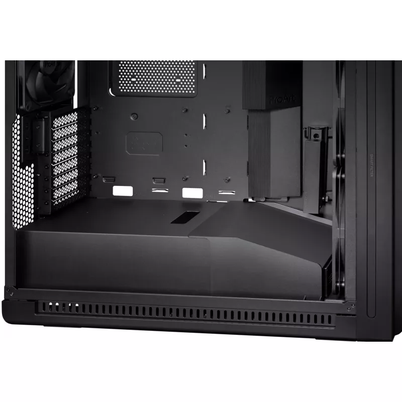 Obudowa PC ASUS ProArt PA602 Midi Tower Czarna — obsługa ATX/EATX, szkło hartowane, 2x wentylatory 200 mm z przodu, chłodnica 360 mm na górze, GPU do 450 mm