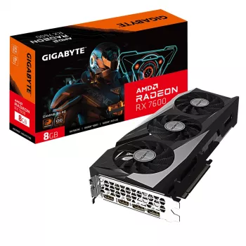 Karta graficzna GIGABYTE GAMING Radeon RX 7600 8 GB GDDR6, PCIe 4.0, 128-bit, WINDFORCE 3X