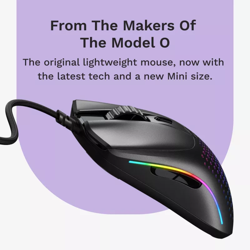 Mysz gamingowa Glorious Gaming Model O 2 Mini Gaming mysz RGB Czarny