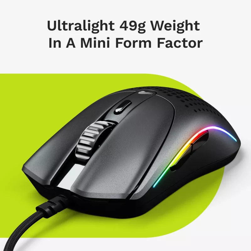 Mysz gamingowa Glorious Gaming Model O 2 Mini Gaming mysz RGB Czarny