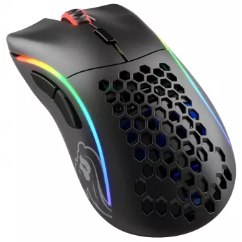 Glorious Gaming Glorious Model D Wireless - Matowa czerń, Praworęczna, RF Wireless, 19000 DPI, Czarny