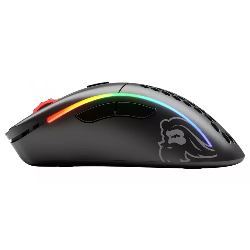 Glorious Gaming Glorious Model D Wireless - Matowa czerń, Praworęczna, RF Wireless, 19000 DPI, Czarny