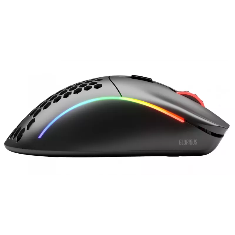 Glorious Gaming Glorious Model D Wireless - Matowa czerń, Praworęczna, RF Wireless, 19000 DPI, Czarny