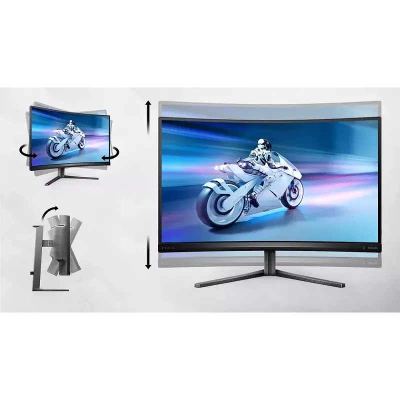 Philips Evnia 5000 32M2C5500W/00 monitor komputerowy 80 cm (31,5 cala) 2560 x 1440 pikseli Quad HD LCD Czarny