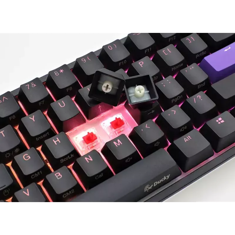 Klawiatura Ducky One 2 Pro Mini Gaming USB QWERTY US English Czarna