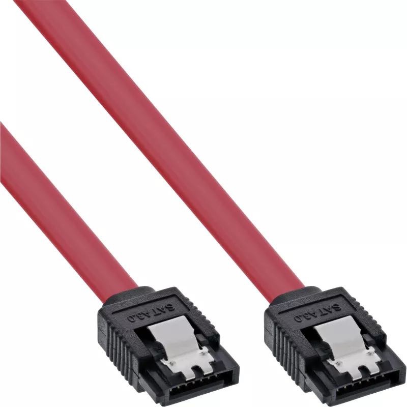 Kabel InLine SATA 6 Gb/s z zatrzaskami 0,5 m
