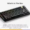 Mechaniczna klawiatura gamingowa GLORIOUS GMMK 3 PRO HE 75% bezprzewodowa RF + Bluetooth, RGB, US QWERTY, czarna
