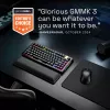 Mechaniczna klawiatura gamingowa GLORIOUS GMMK 3 PRO HE 75% bezprzewodowa RF + Bluetooth, RGB, US QWERTY, czarna